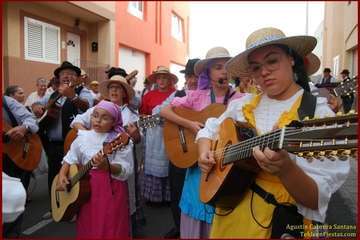 Romería popular y actos para los más pequeños en Lomo Cementerio/Agustín Cabrera y TA.